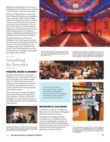 Bellingham - Bellingham Chamber 指南 2020 第 17 页
