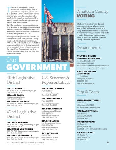 Bellingham - Bellingham Chamber 指南 2020 第 23 页