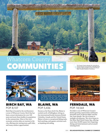 Bellingham - Bellingham Chamber 指南 2020 第 8 页