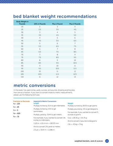 Weighted Blankets, Vests, and Scarves ( 预览 ) 第 14 页