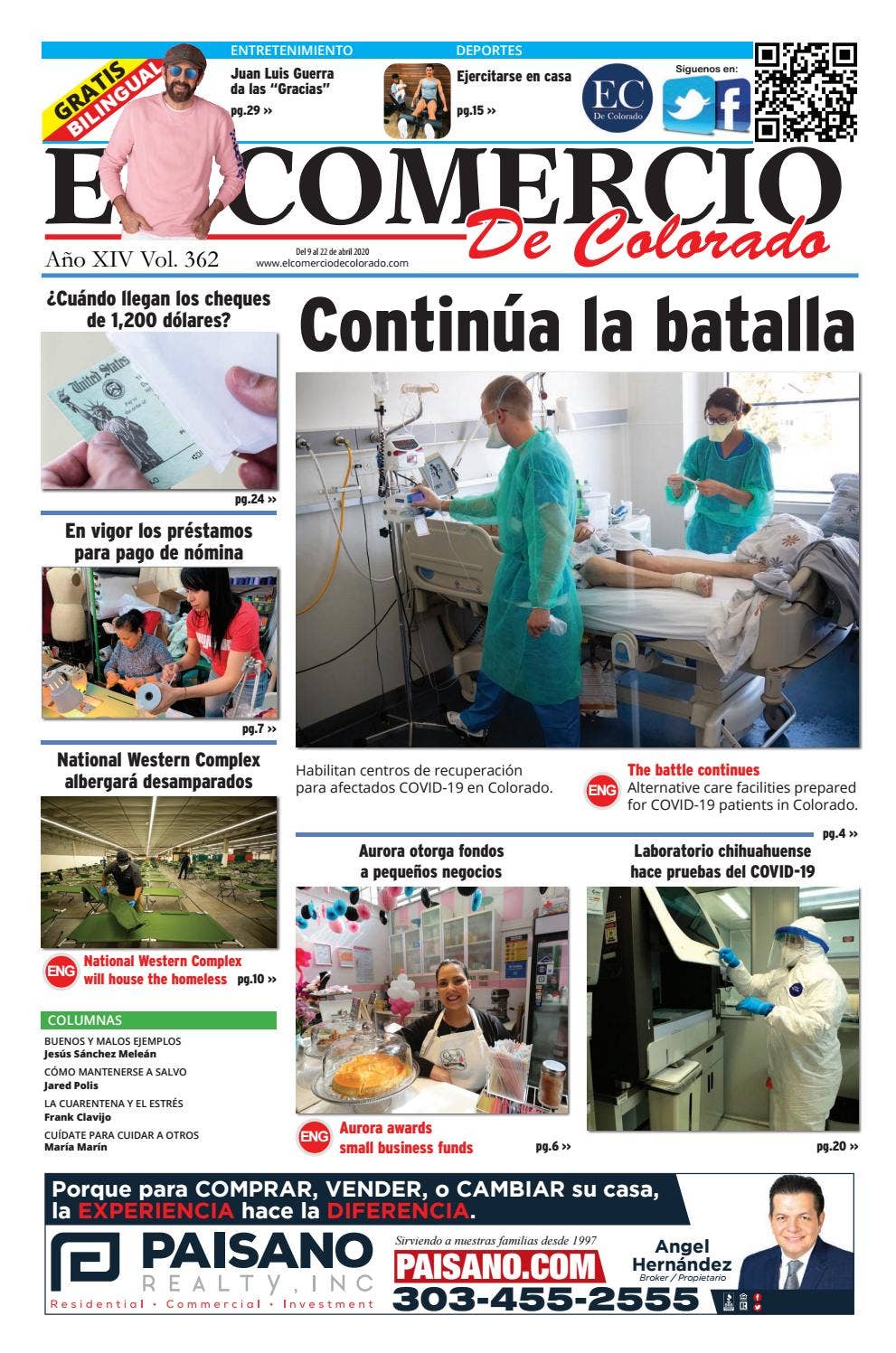 El Comercio de Colorado Edition 362 April 8th, 2020 by El Comercio de ...