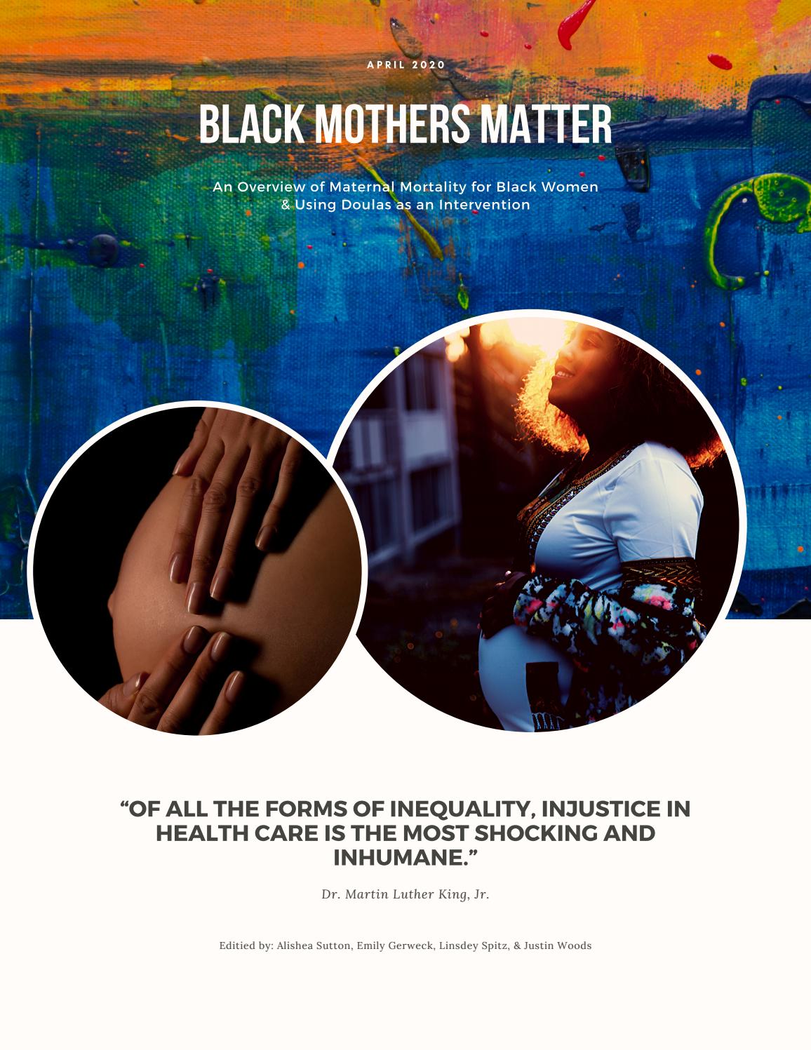 Mothers Matter: An Overview of Maternal Mortality for Black Women and ...