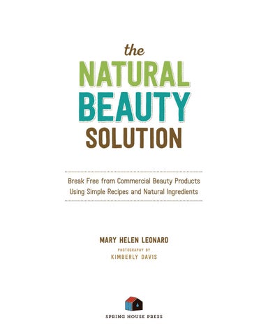 The Natural Beauty Solution ( 预览 ) 第 3 页