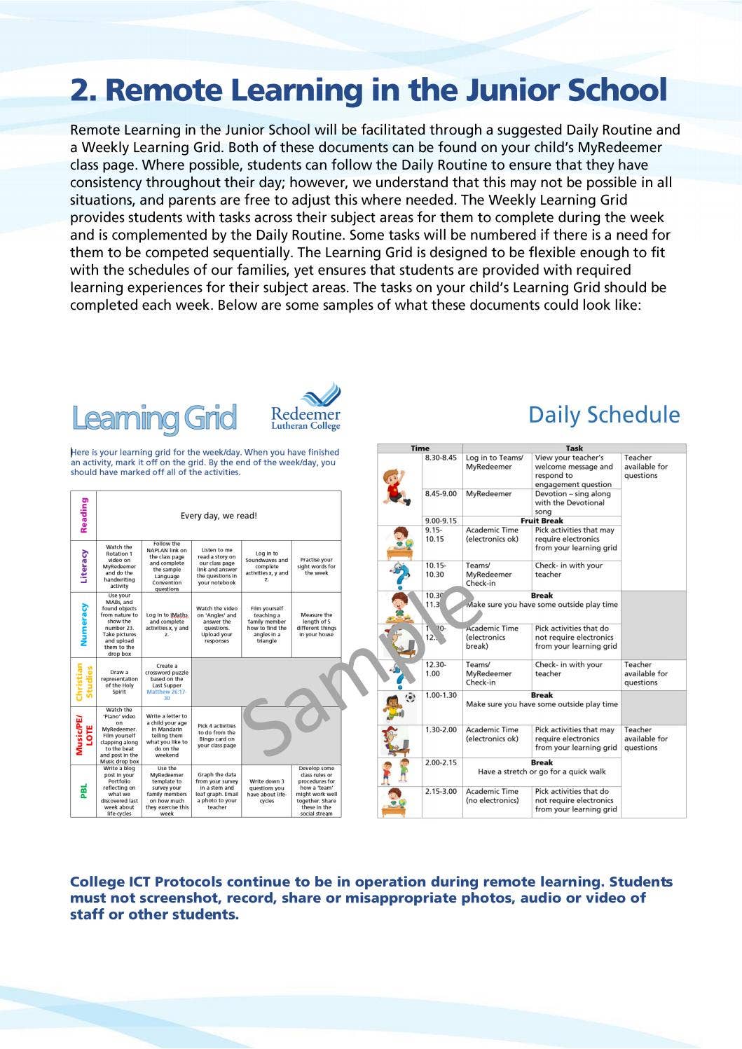 Redeemer Remote Learning Student & Parent Handbook by Redeemer Lutheran ...
