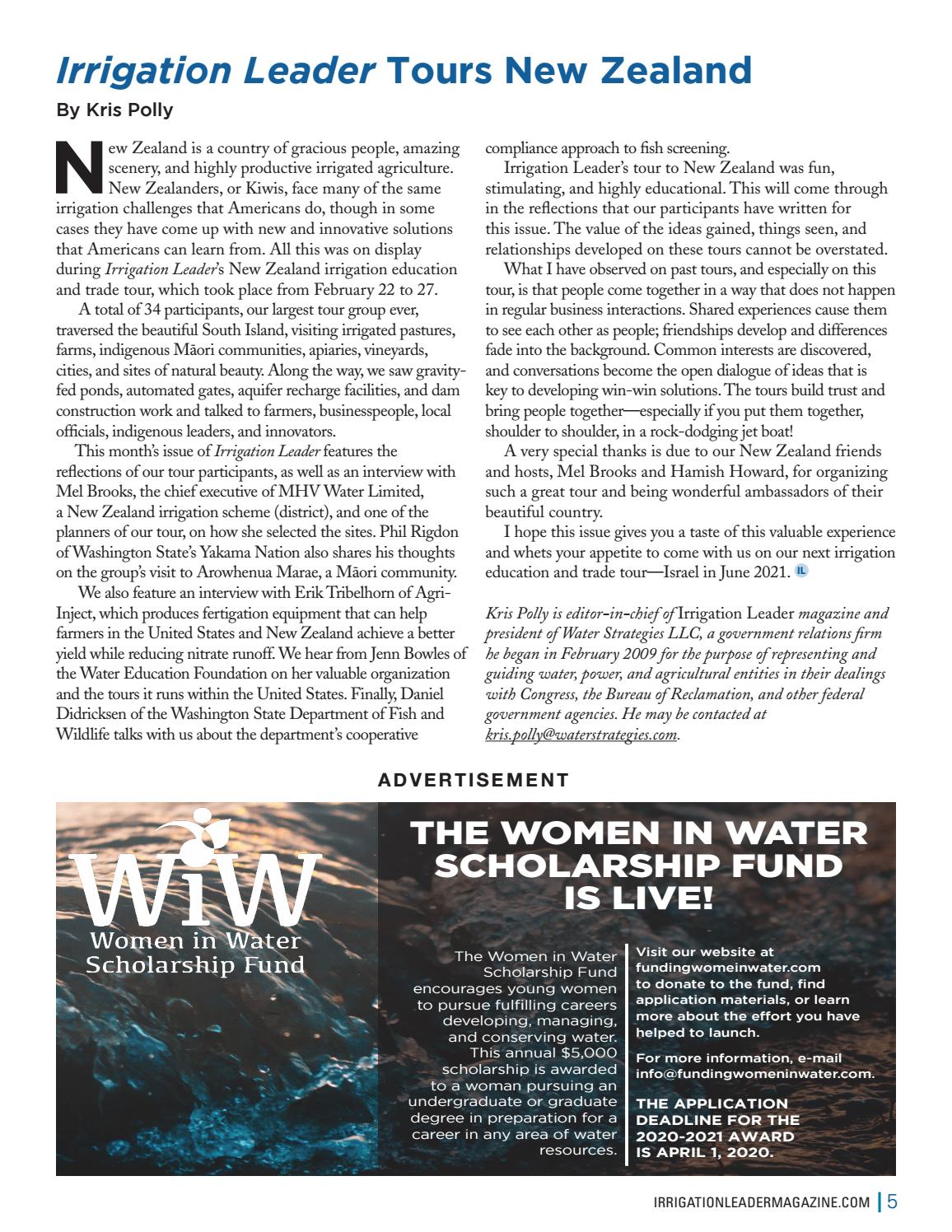 Irrigation Leader Washington State April 2020 by Water Strategies Issuu