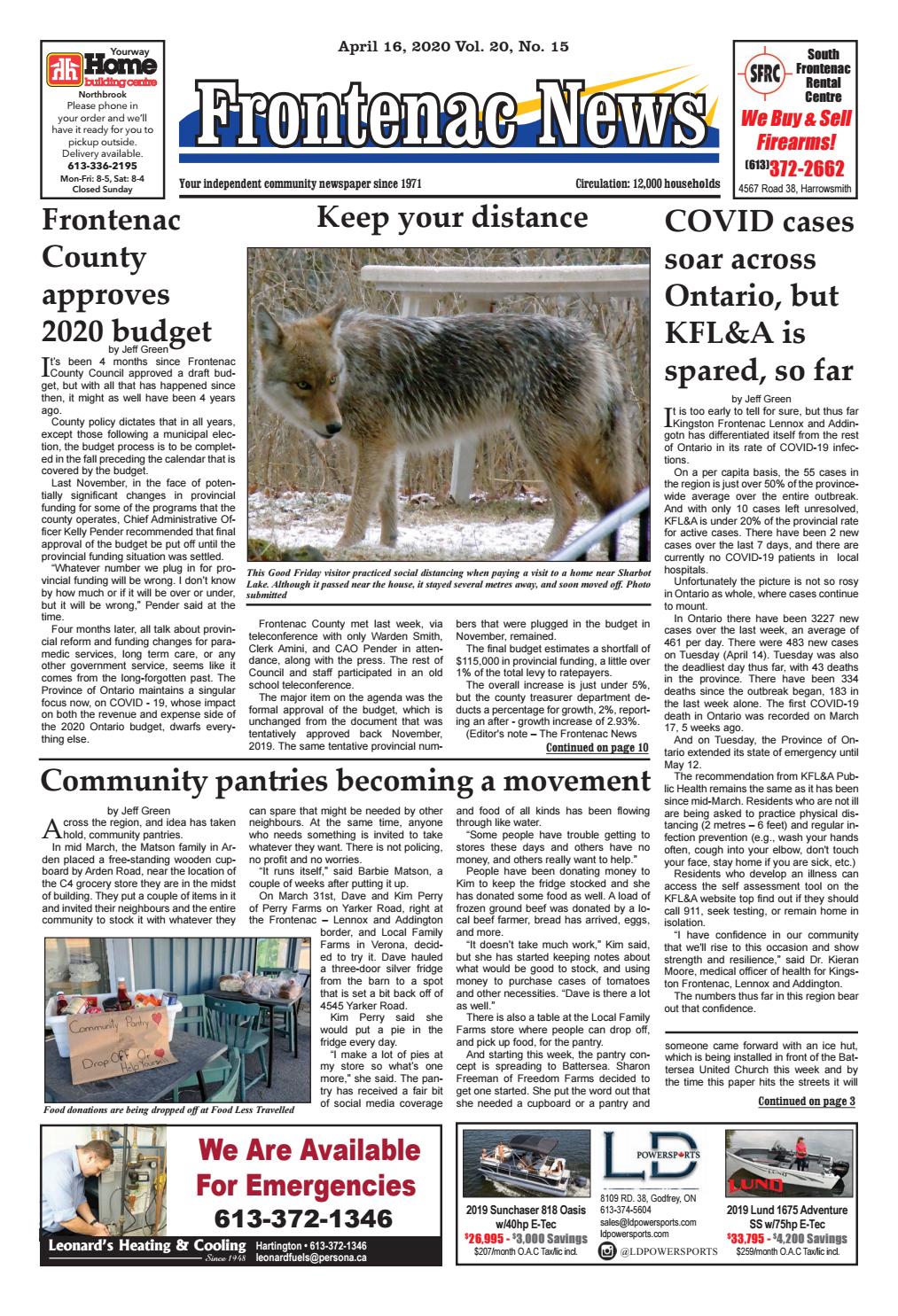 Vol.20 No.15 by Frontenac News Issuu