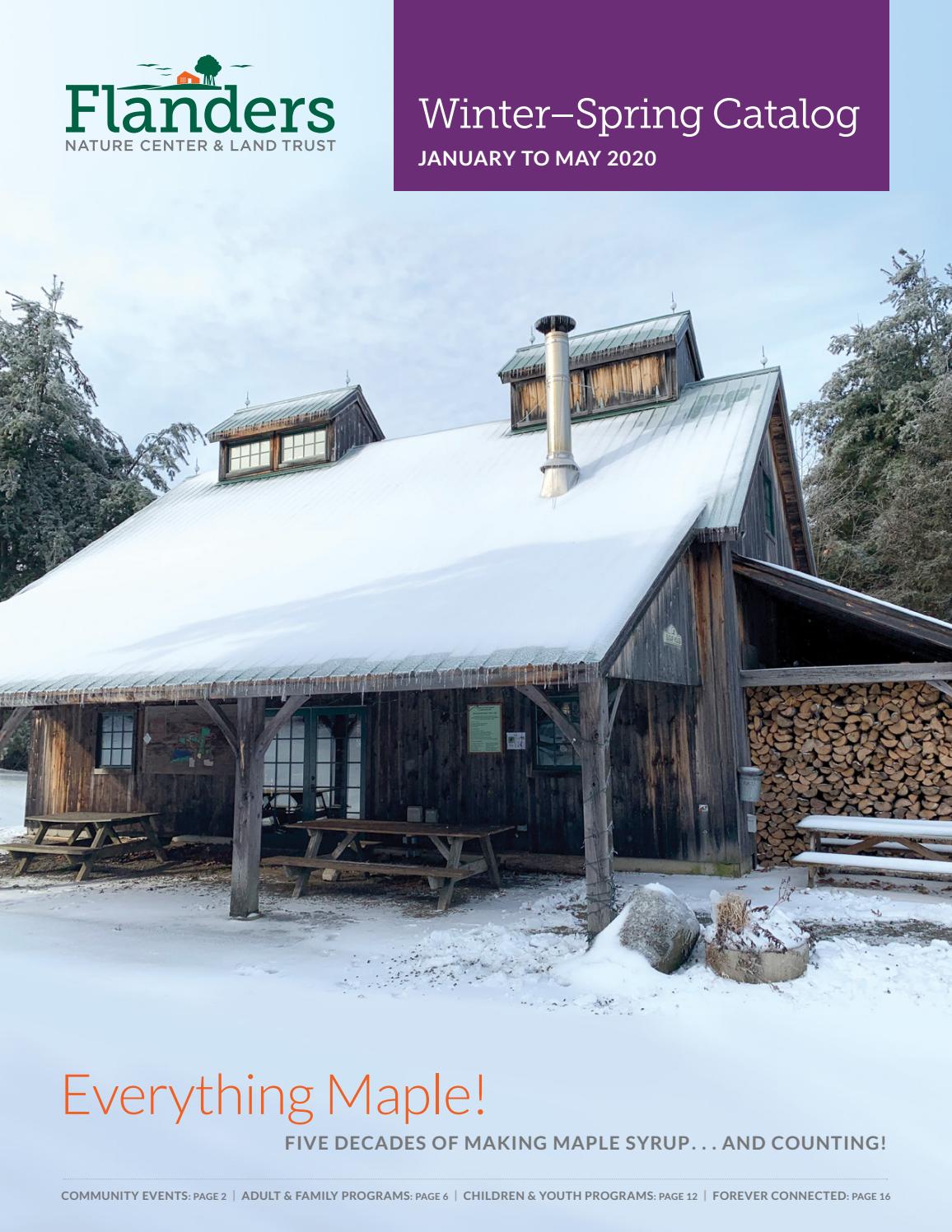 Flanders Nature Center Winter Catalog 20192020 by Ann Zipkin Issuu