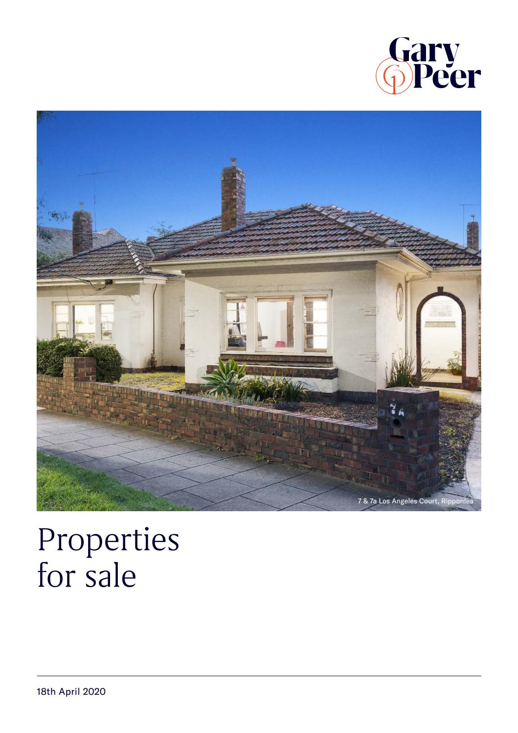 Gary Peer properties for sale Saturday 18th April 2020 by Gary Peer