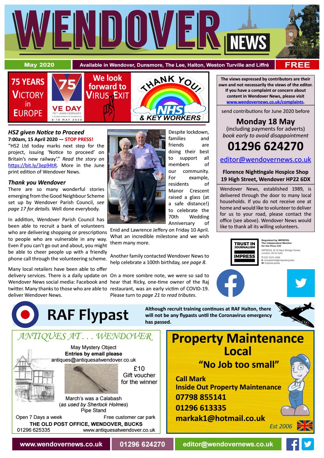 Wendover News, May 2020 by Wendover News Issuu