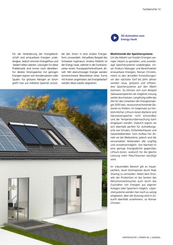 Sonepar Suisse 灯饰目录 · Winterhalter + Fenner | Journal 01/20 第 13 页