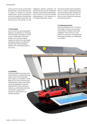 Sonepar Suisse 灯饰目录 · Winterhalter + Fenner | Journal 01/20 第 20 页