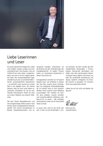Sonepar Suisse 灯饰目录 · Winterhalter + Fenner | Journal 01/20 第 3 页