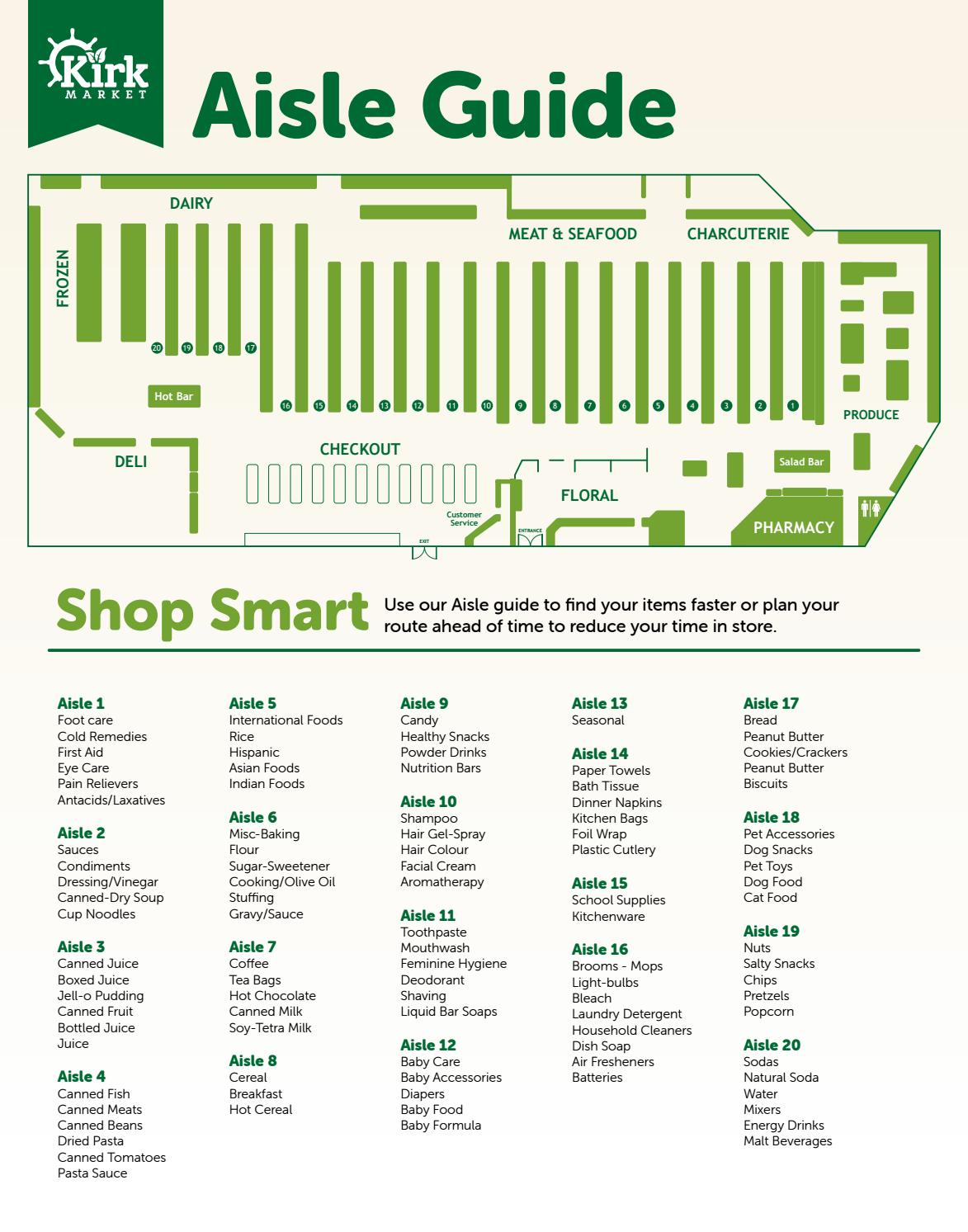Kirk Market Aisle Guide by Kirk Market Issuu