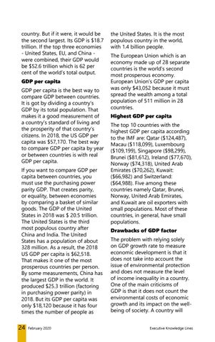 EXECUTIVE KNOWLEDGE LINES FEBRUARY 2020 第 24 页