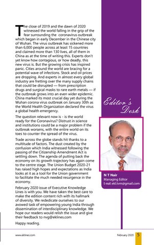 EXECUTIVE KNOWLEDGE LINES FEBRUARY 2020 第 5 页
