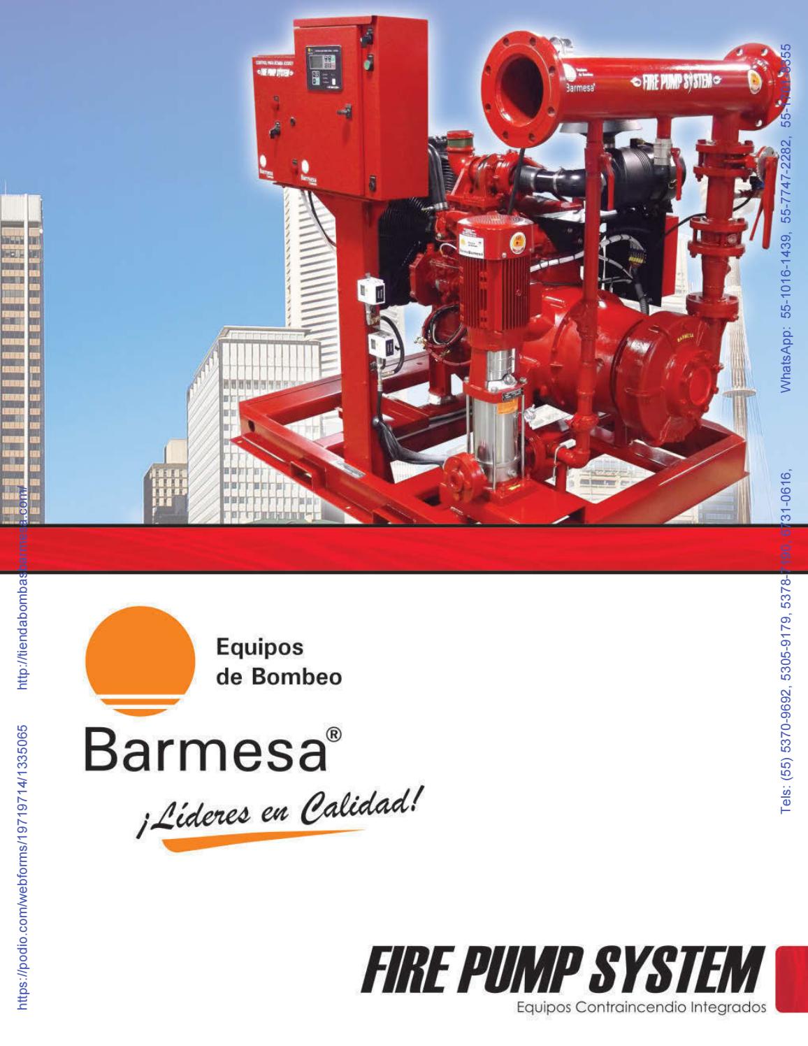 Folleto FPS Fire Protection System Barmesa Barnes 2019