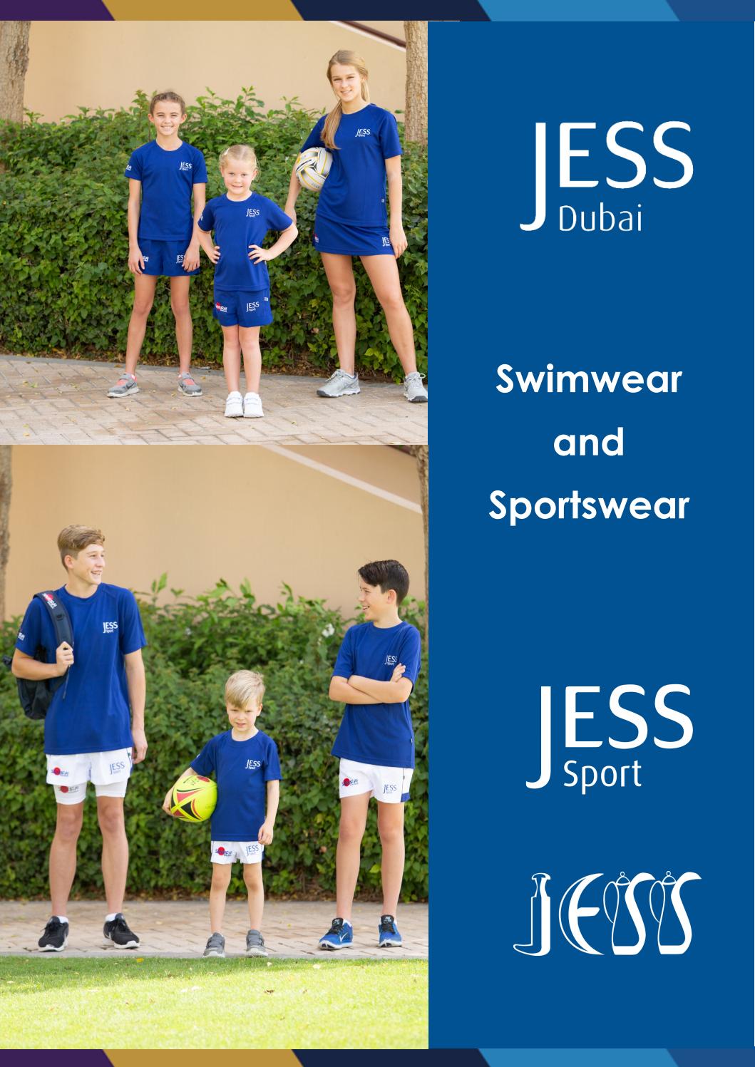 JESS sportswear and swimwear requirements by JESS Dubai Issuu