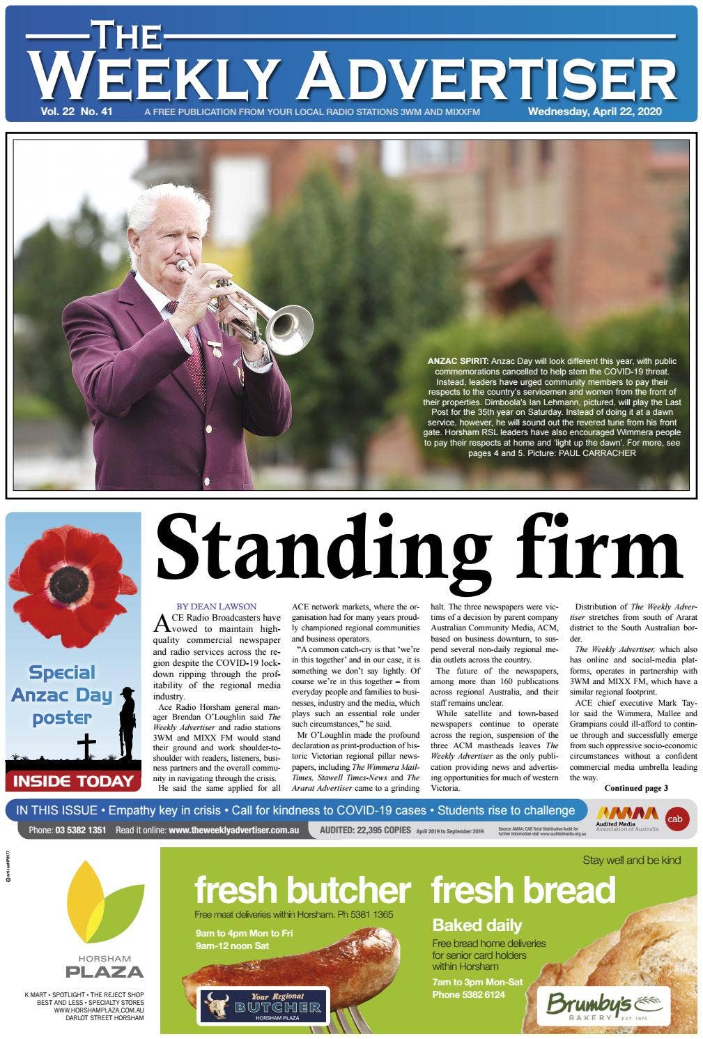 The Weekly Advertiser – Wednesday, April 22, 2020 by The Weekly ...