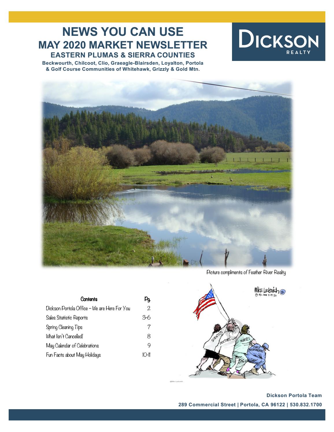 Eastern Plumas/Sierra Counties May Newsletter by Dickson Realty Issuu