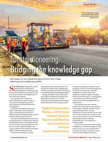 Constructioneering: Bridging the knowledge gap