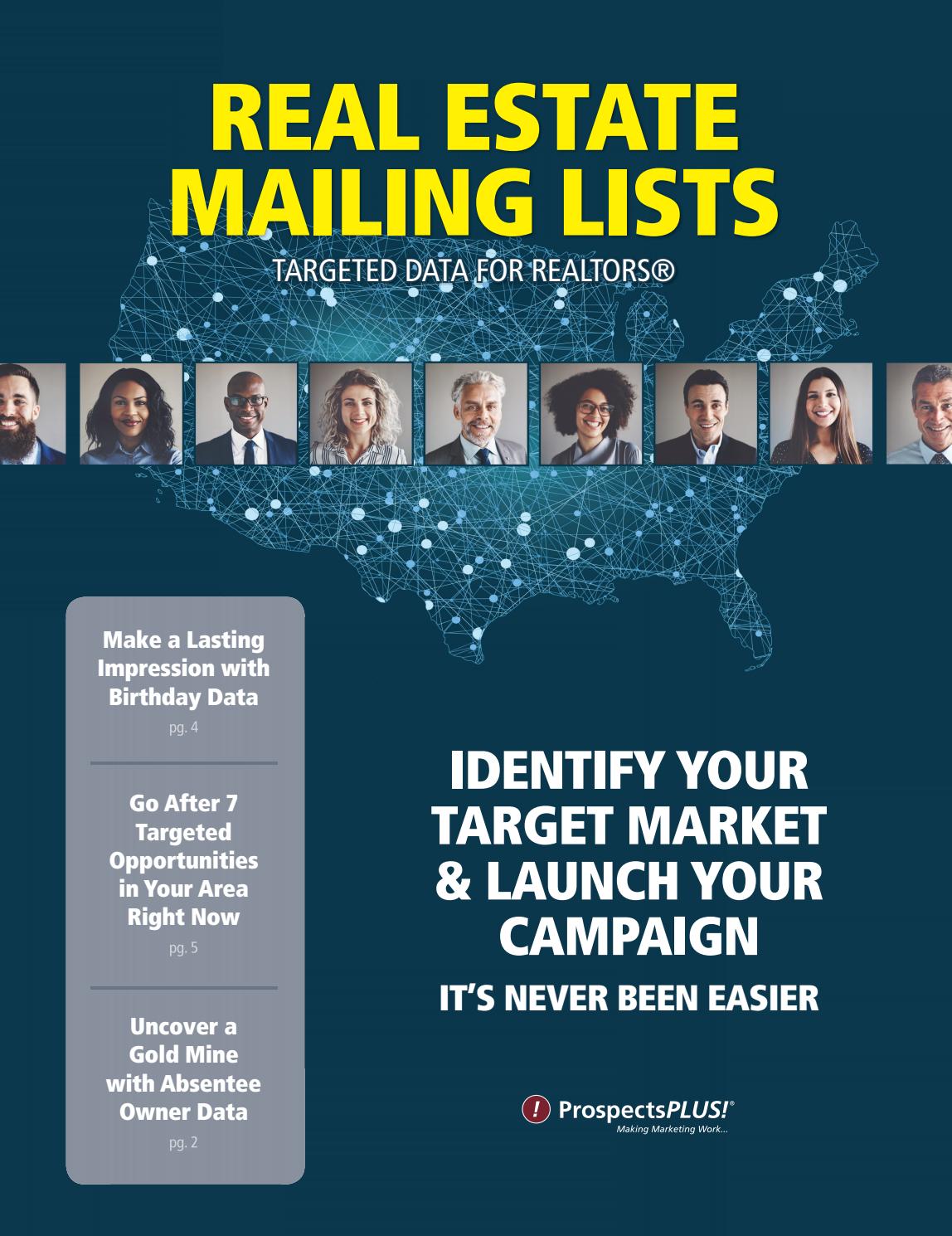 Real Estate Mailing Lists Targeted Data For REALTORS® by