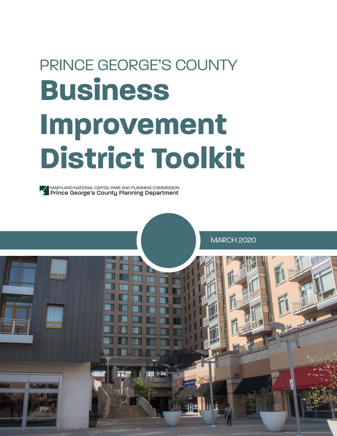 Prince County Business Improvement District Toolkit by