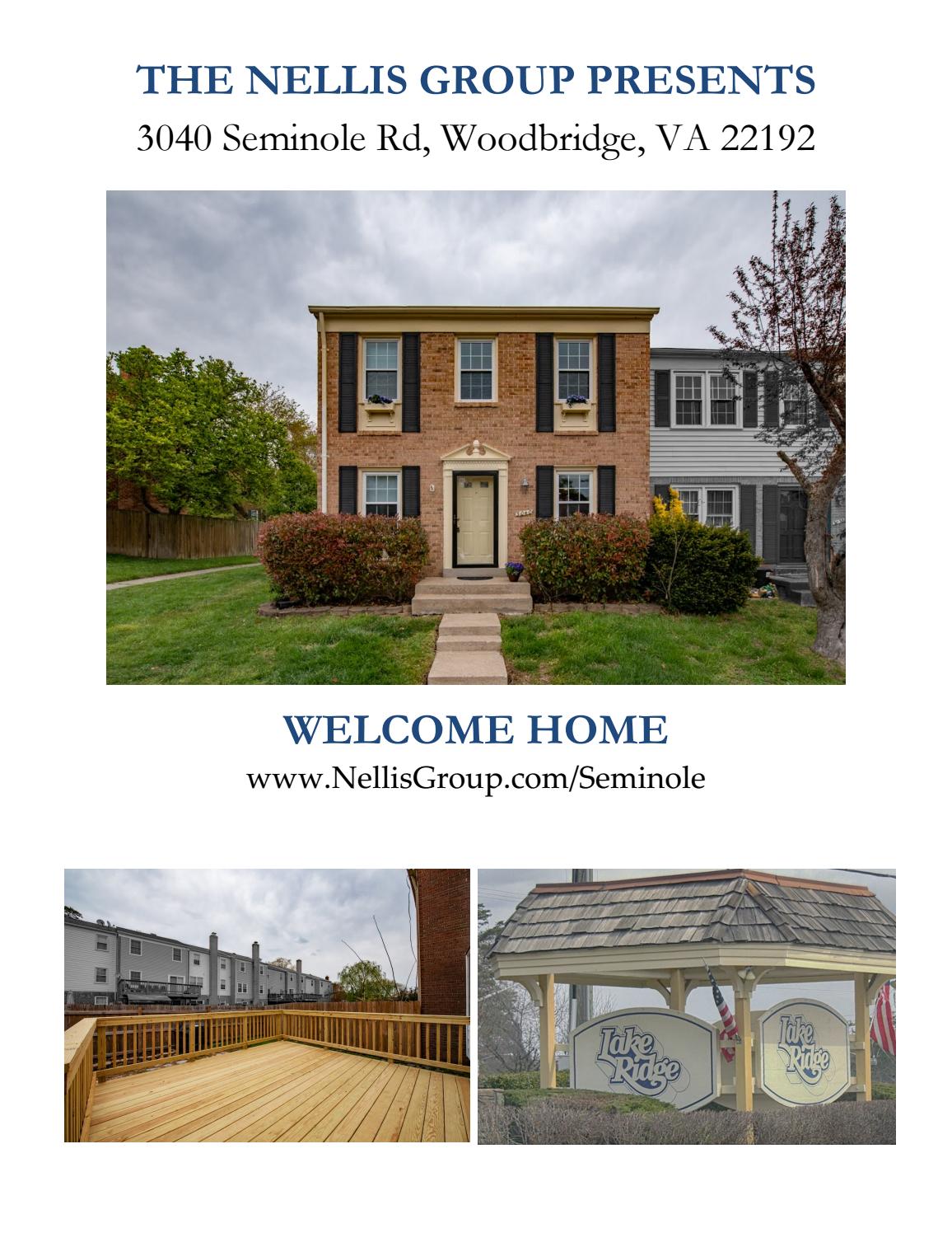 3040 Seminole Rd, Woodbridge, VA 22192 by Nellis Group Issuu
