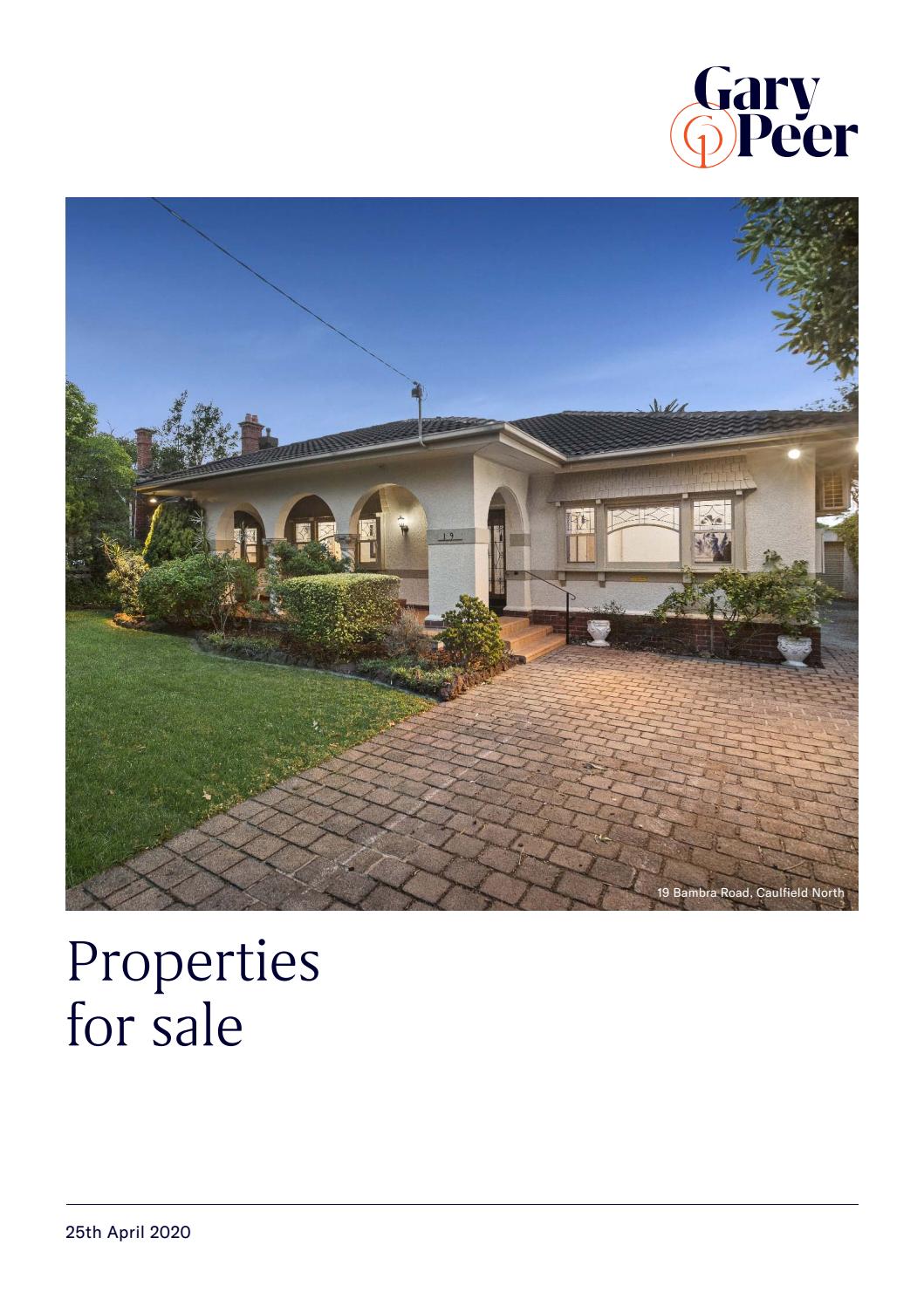 Gary Peer properties for sale Saturday 25th April 2020 by Gary Peer