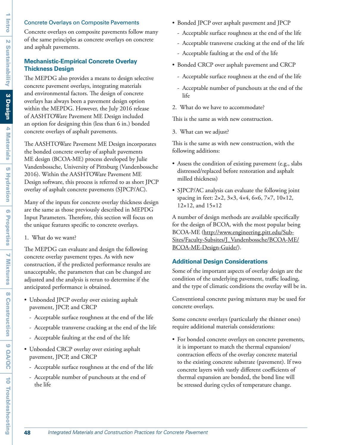 Integrated Materials and Construction Practices for Concrete Pavement ...