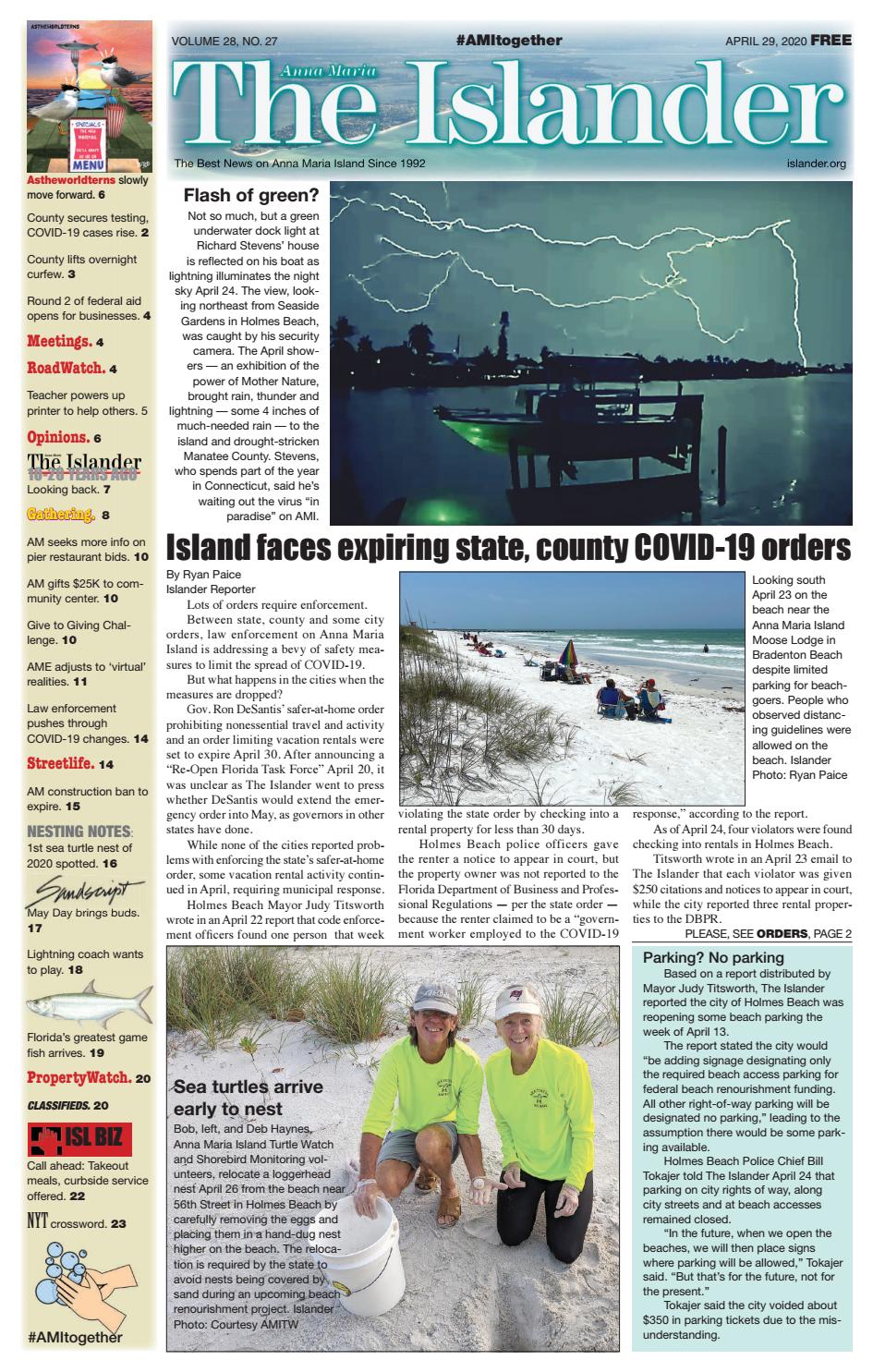 The Islander Newspaper E-Edition: Wednesday, April. 29, 2020 by The