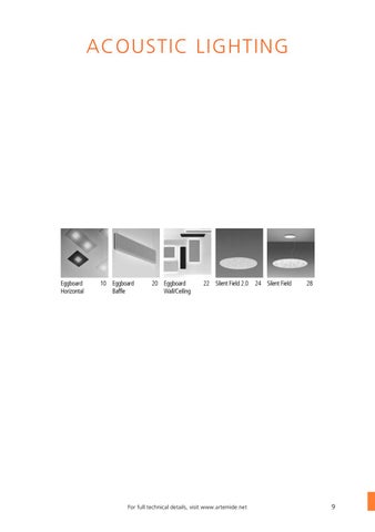 Artemide 建筑 灯饰目录 2018-19 第 11 页