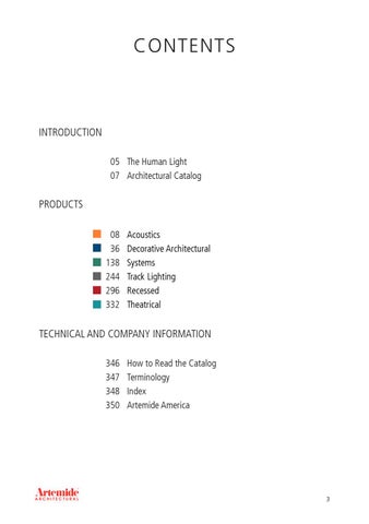 Artemide 建筑 灯饰目录 2018-19 第 5 页