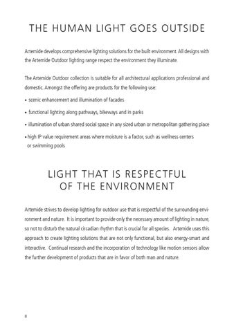 Artemide 户外 目录 2018-19 第 10 页