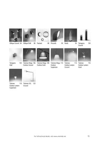 Artemide 户外 目录 2018-19 第 17 页