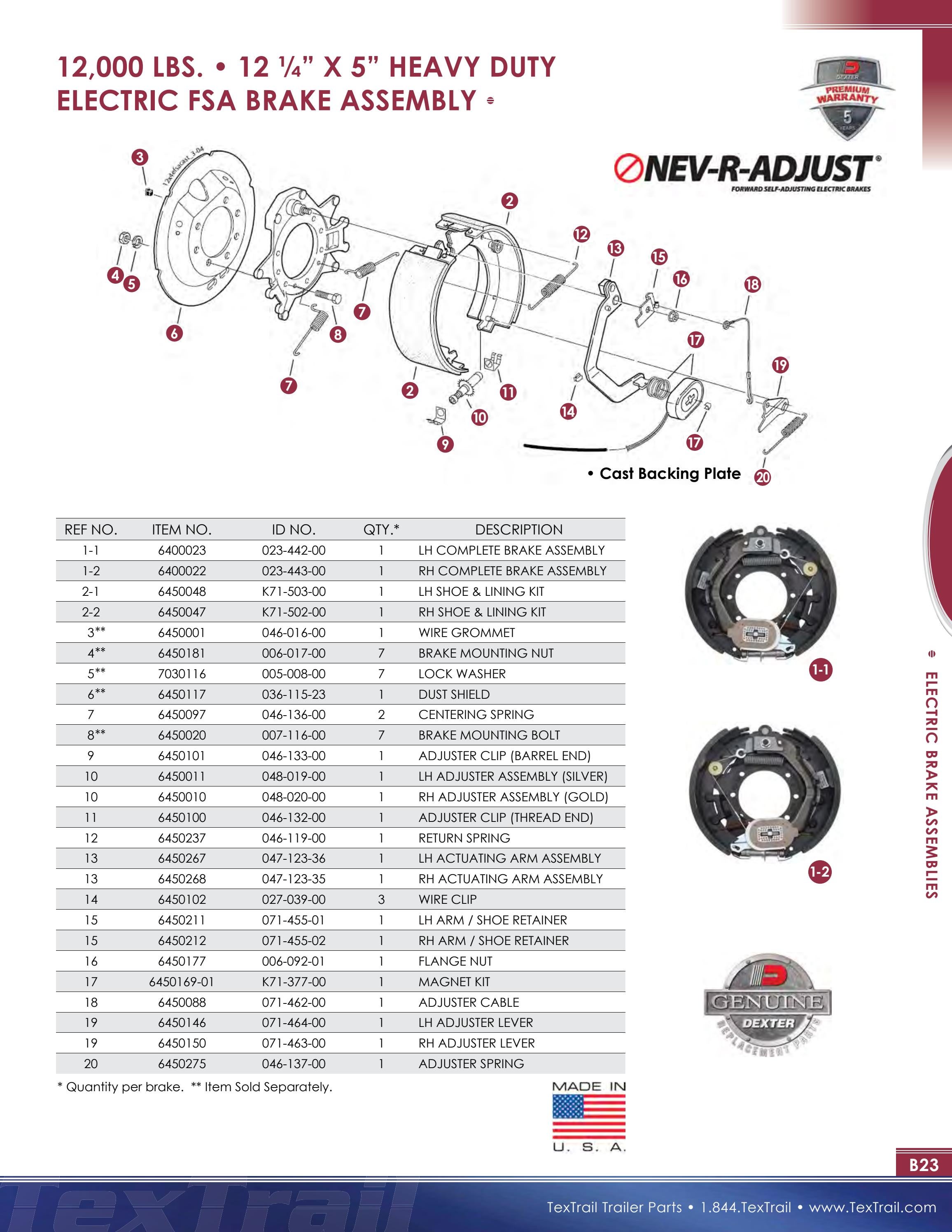 TexTrail Trailer Parts Catalog by Dino Marketing Group Issuu
