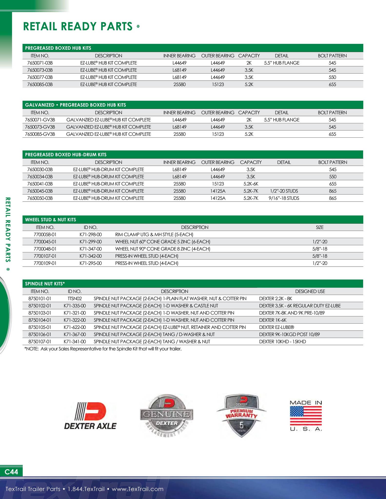 TexTrail Trailer Parts Catalog by Dino Marketing Group Issuu