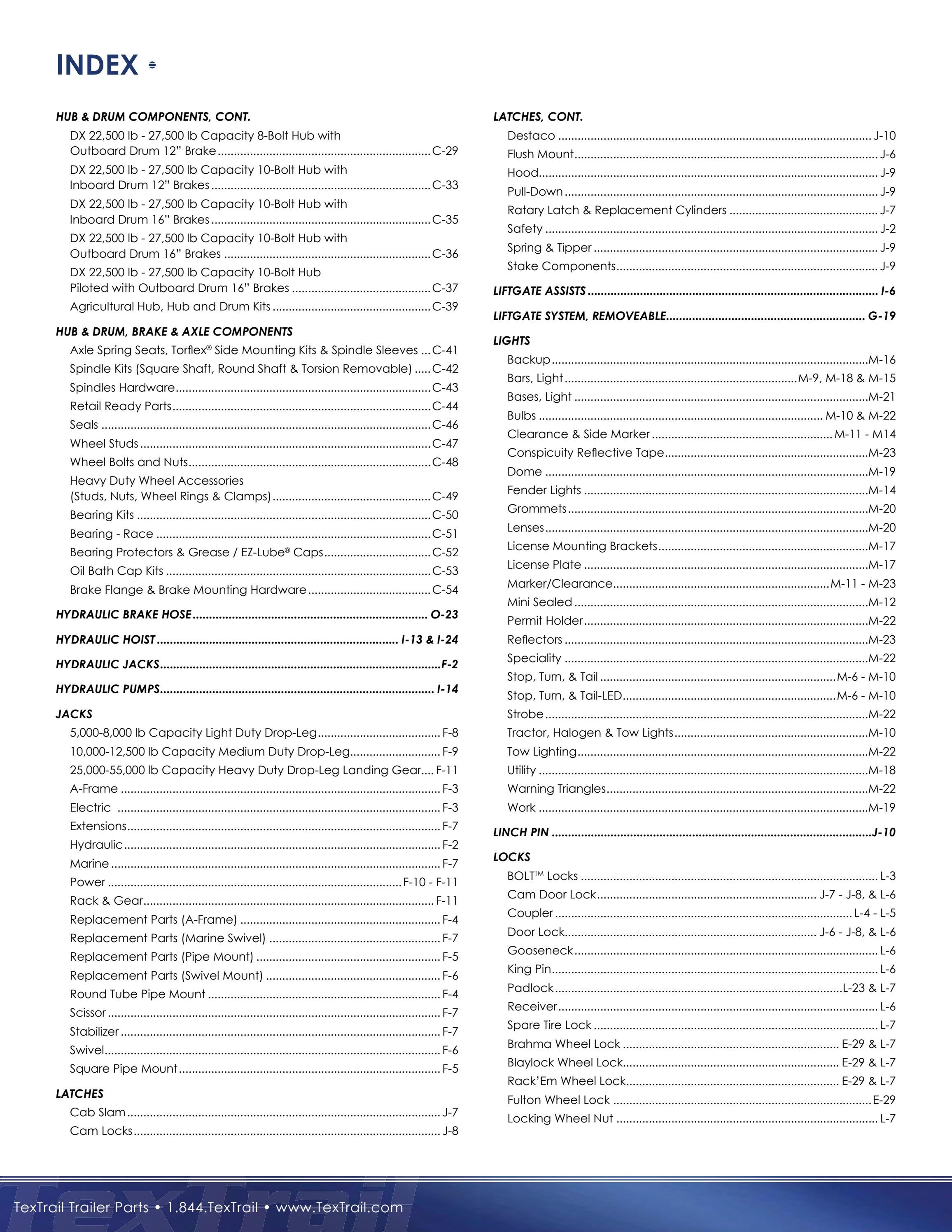 TexTrail Trailer Parts Catalog by Dino Marketing Group Issuu