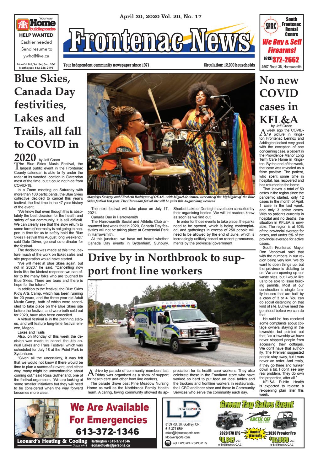 Vol.20 No.17 by Frontenac News - Issuu
