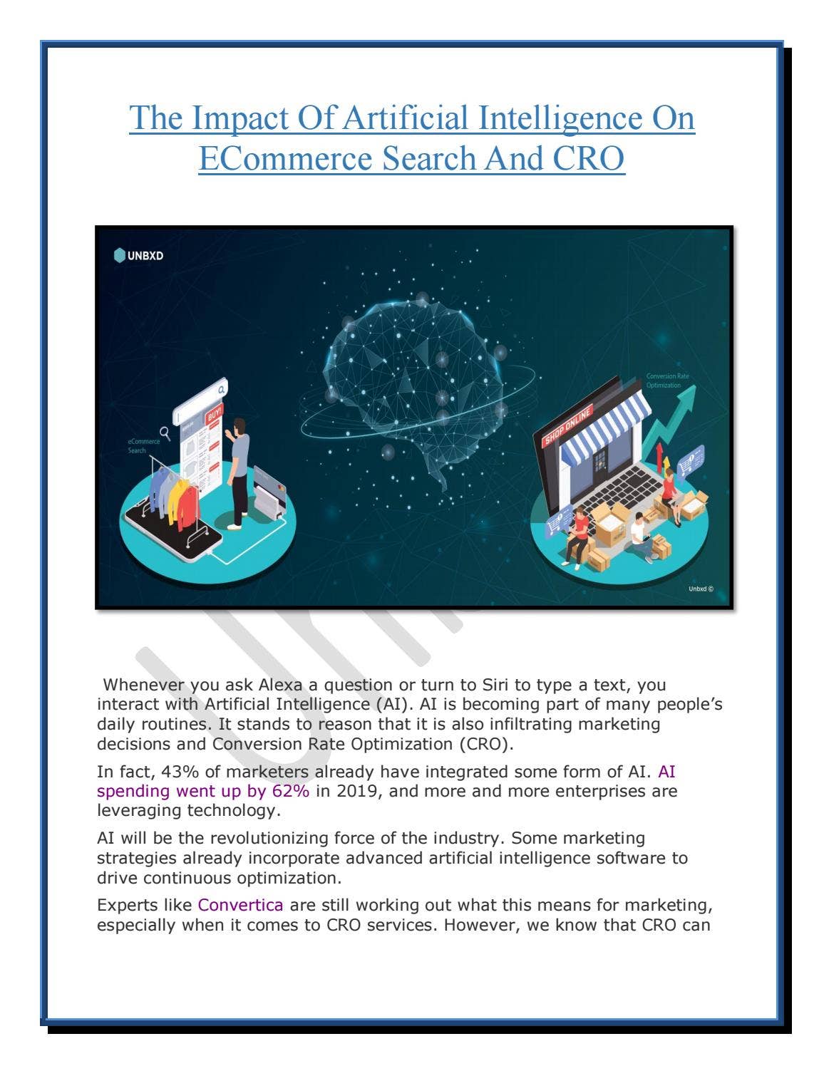 The Impact Of Artificial Intelligence On ECommerce Search And CRO by ...