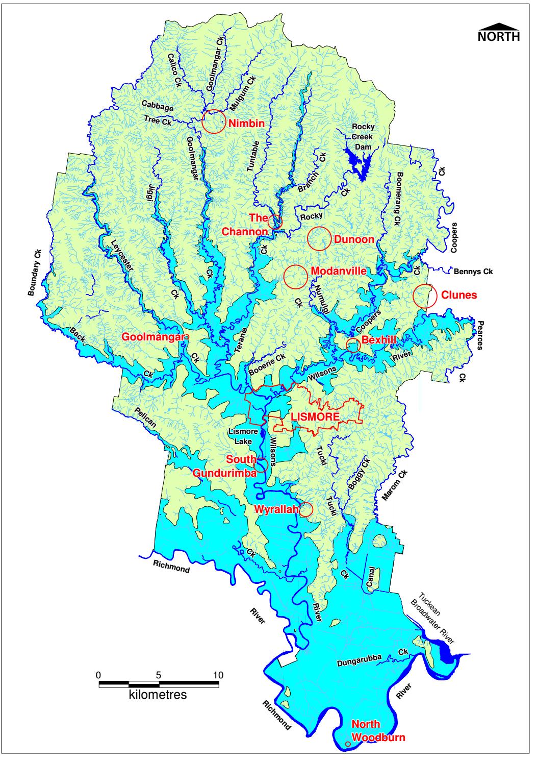 lismore_hydrology_map by Lismore City Council Issuu