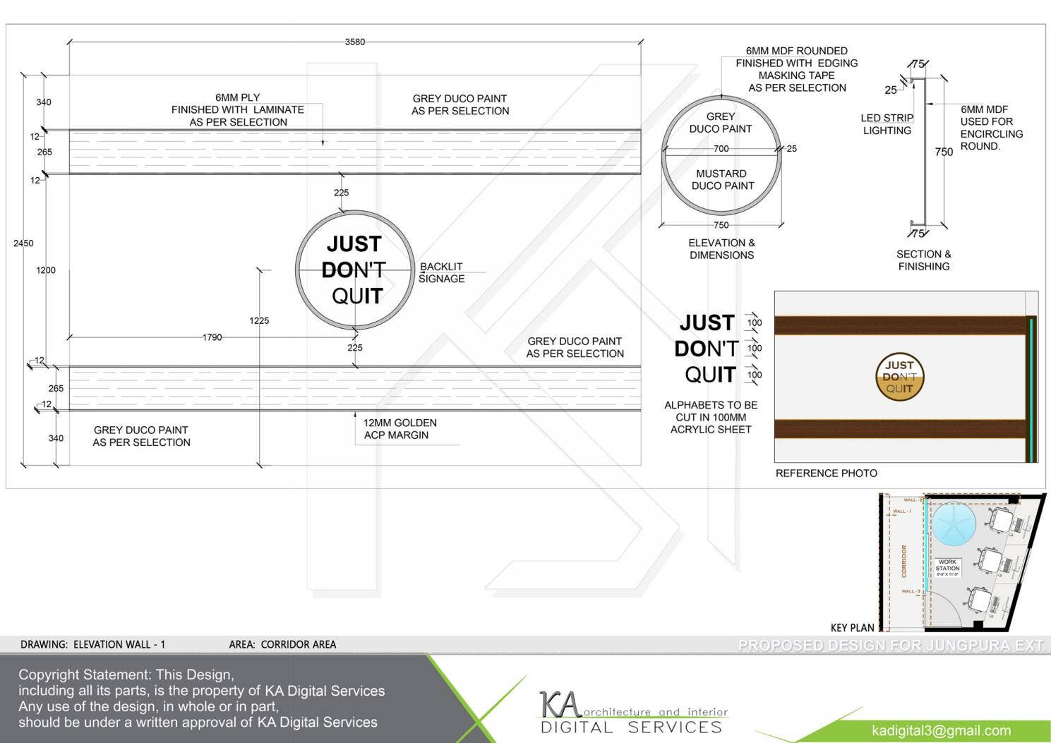 Working Drawings for the Office Interiors by Kashish Sachdeva - Issuu