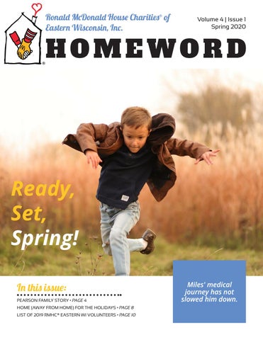 Homeword Spring 2020 by Ronald McDonald House Charities of Eastern ...