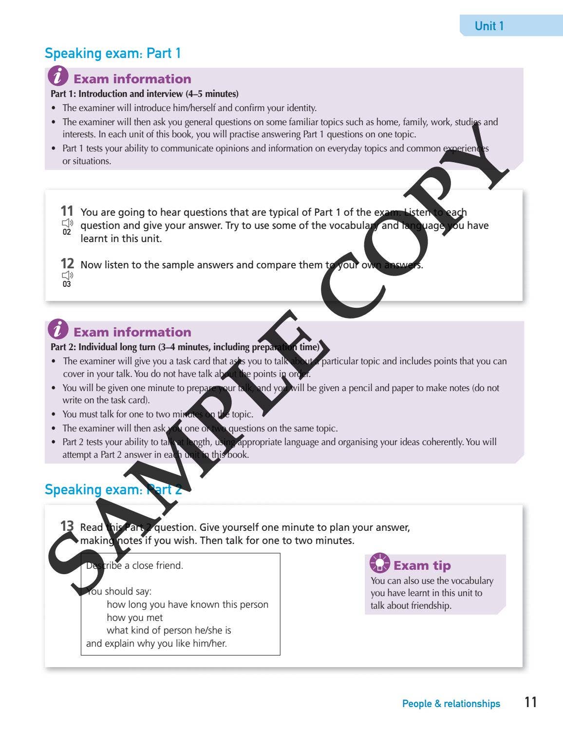 Collins Speaking for IELTS Sample Copy by Collins - Issuu