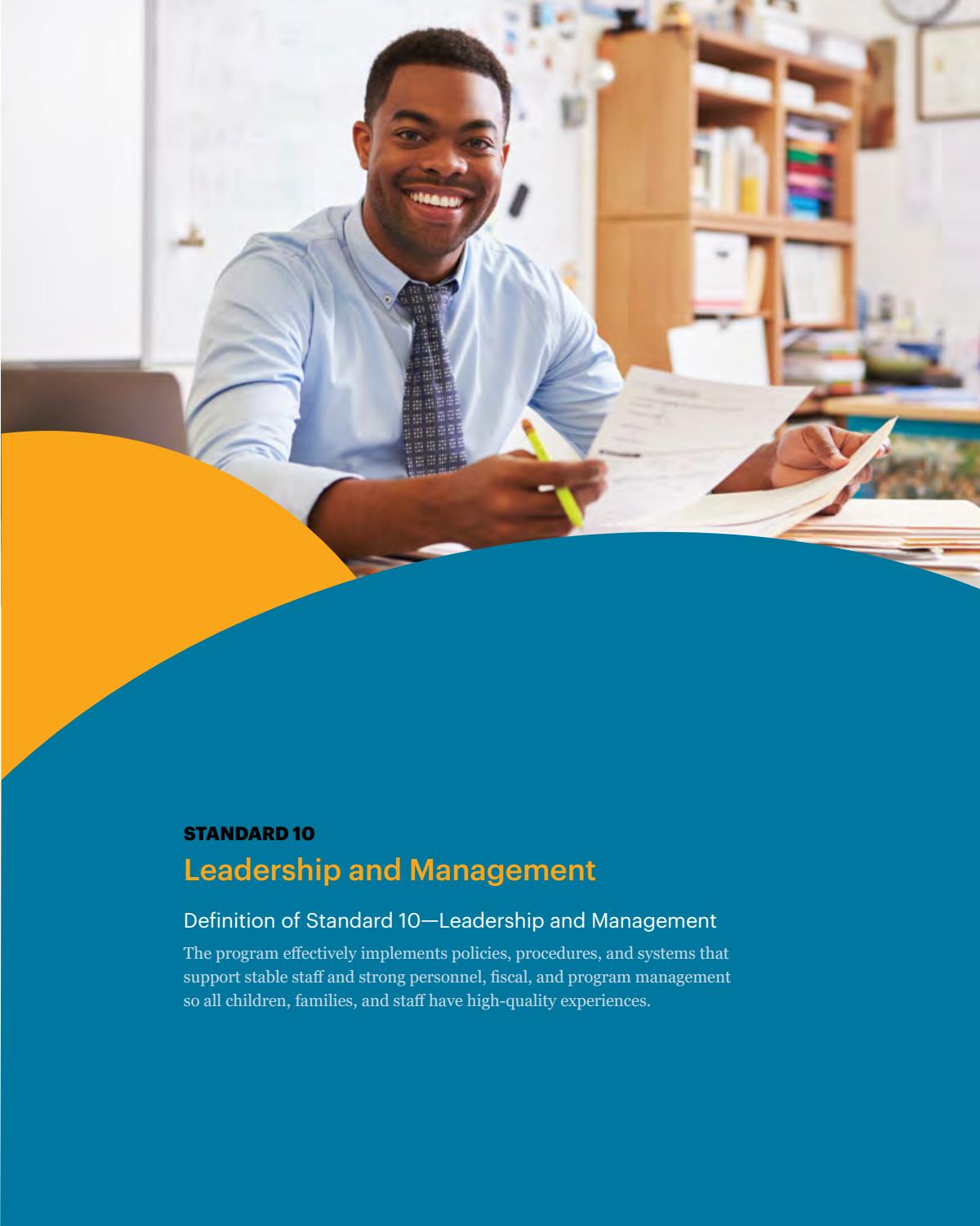 NAEYC Early Learning Program Accreditation Standards and Assessment