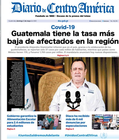 Edición del Diario de Centro América del domingo 03 de mayo de 2020 ...