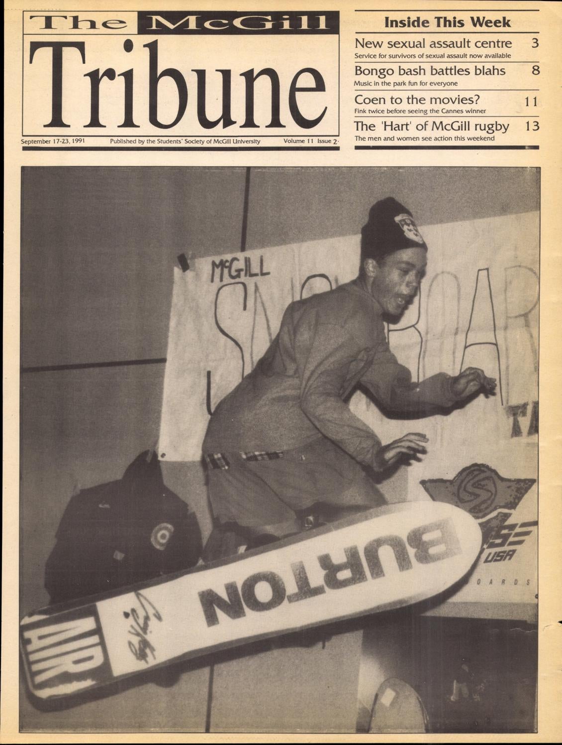 The Mcgill Tribune Vol 11 Issue 2 By The Mcgill Tribune Issuu