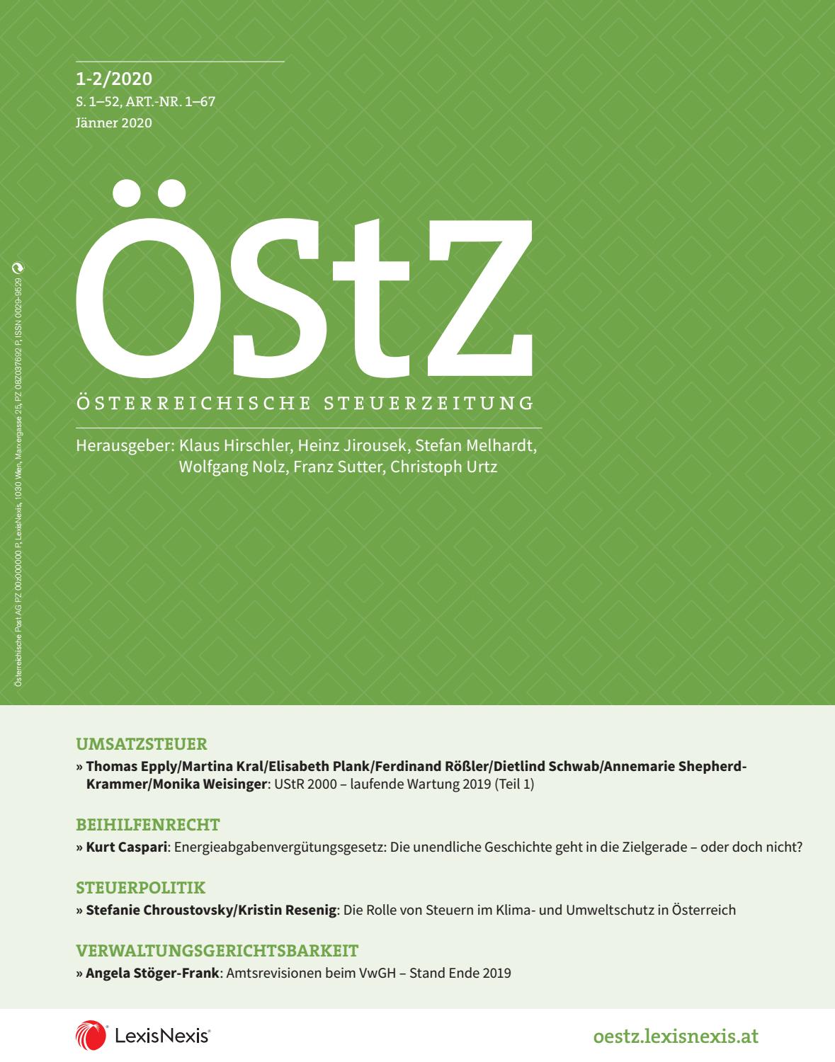 Lexisnexis Ostz By Lexisnexis Osterreich Issuu