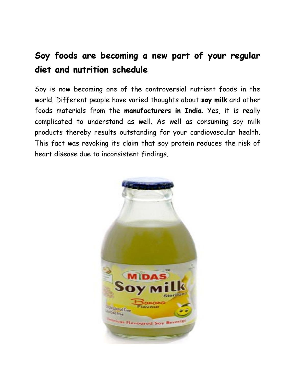 soy milk manufacturers in india by Peter Paul Issuu