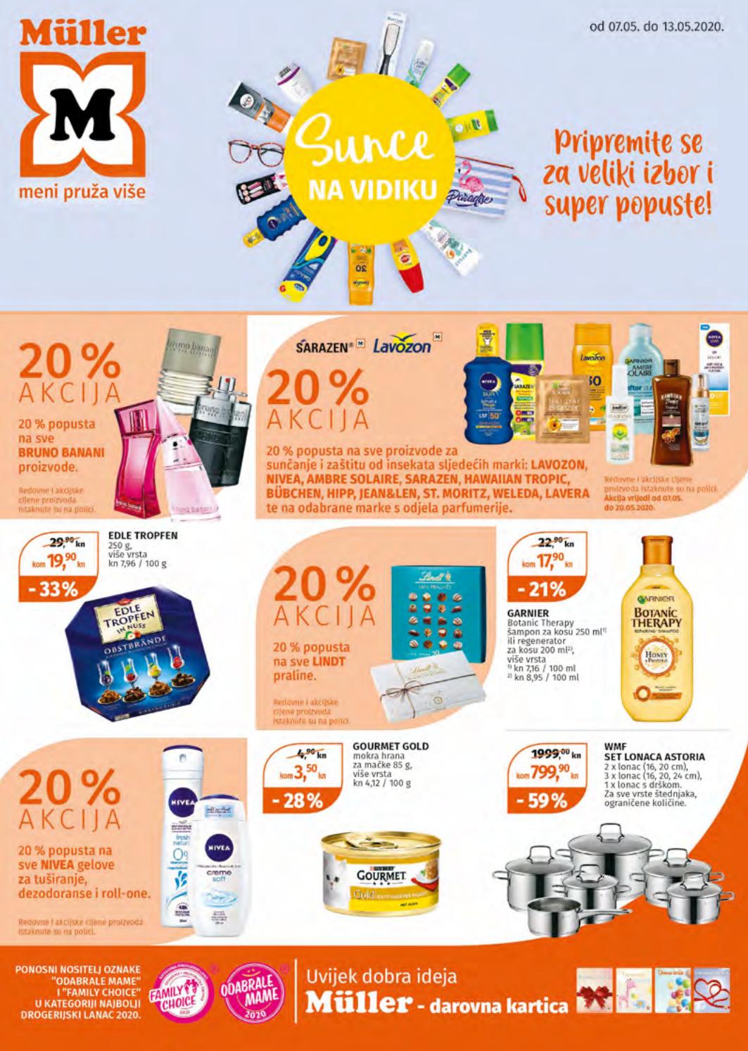  Muller katalog drogerije od 07.-13.05.2020. by Catalog.hr - Issuu 