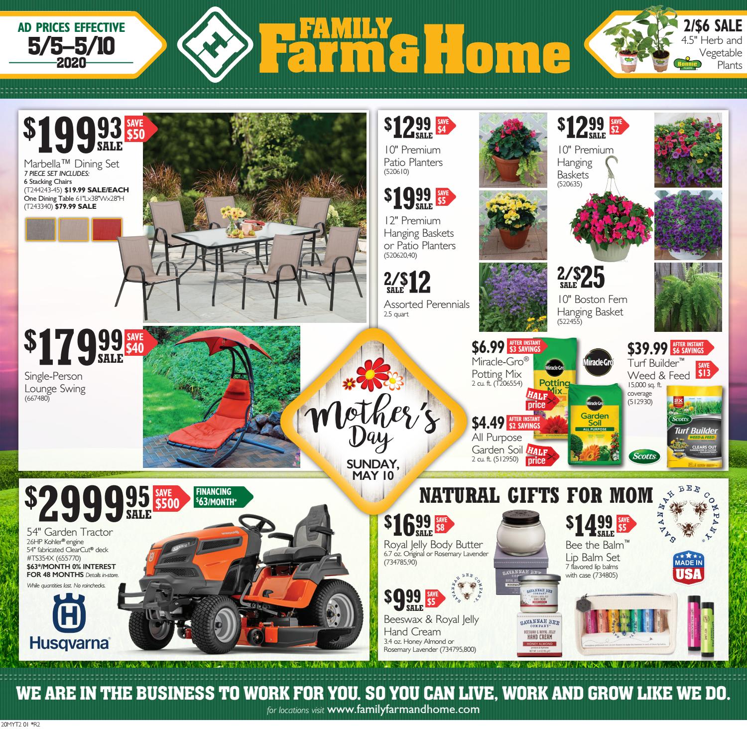 Archived, Inactive Ad Family Farm and Home 20MYT2 (Effective 5/5/20